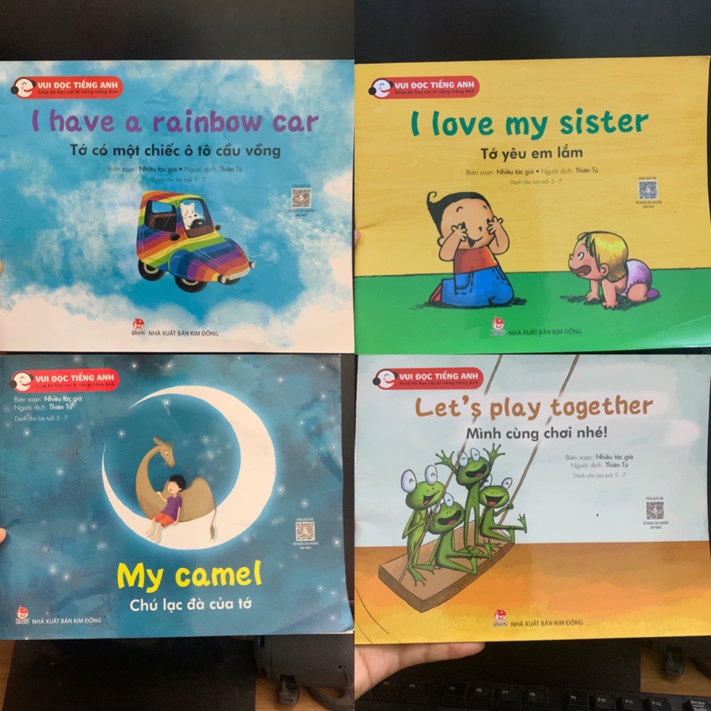 Bốn quyển truyện tranh giúp bé 5-7 tuổi học tốt Tiếng Anh